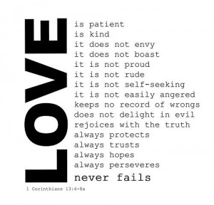 Love Never Fails