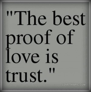 The Best Proof Of Love