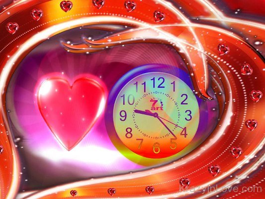 Beautiful Love Clock