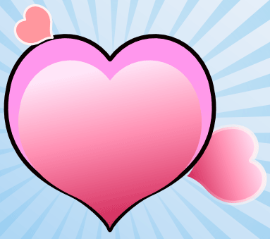 Beautiful Pink Love Hearts