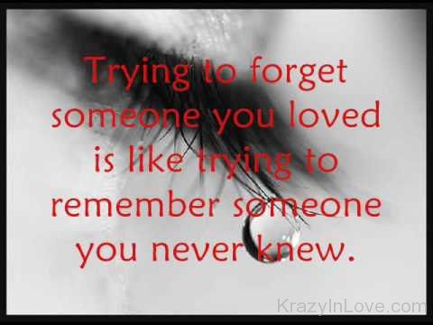 Forget Someone