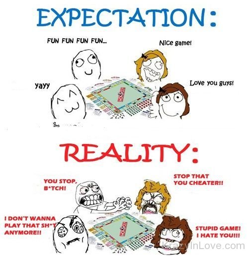 Expectation Vs  Reality