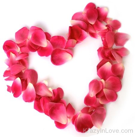 Heart Love With Flowers