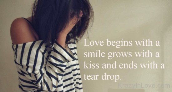 Love End With A Tear Drop
