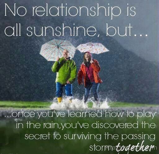 No Relationship Is All Sunshine