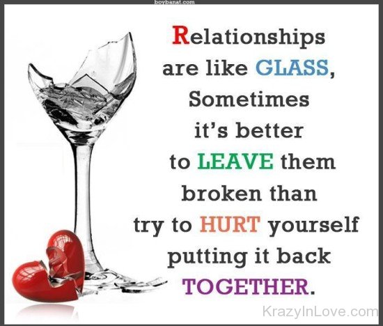 Relationships Are Like Glass