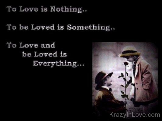 To Love Is Nothing