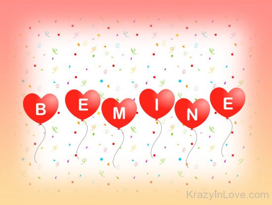 Be Mine Heart Ballon