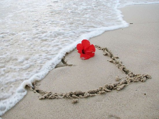 Beach Heart Image