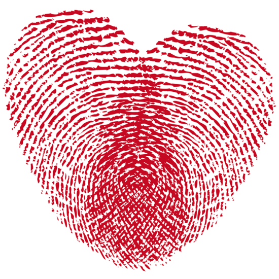 Finger Prints Heart