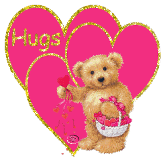 Hugs From Teddy Graphic