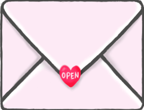 Open Love Envelope Image