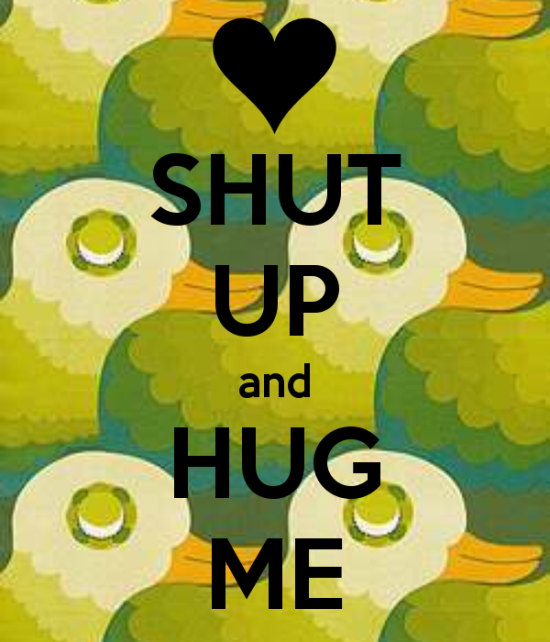 Shut Up And Hug Me