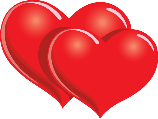 Two Red Hearts Image