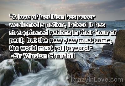 A Love Of Tradition