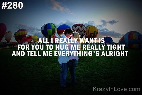 All I Really Want