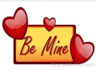 Be Mine Red Heart Image