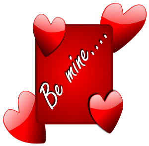 Be Mine Red Heart Picture