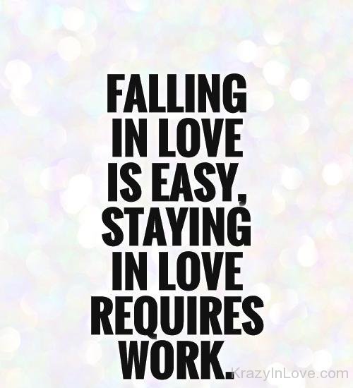 Falling In Love Is Easy