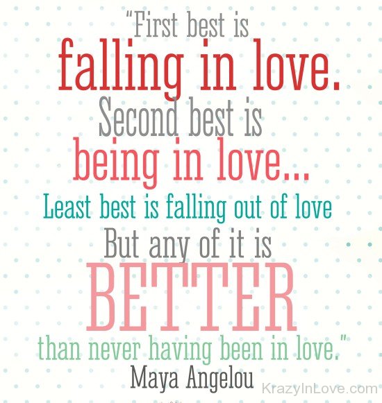 First Best Is Faliing In Love