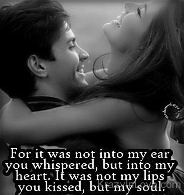 For It Was Not Into My Ear You Whispered