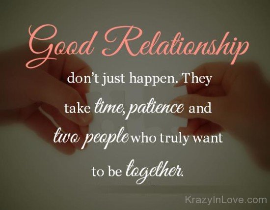 Good Relationship