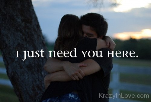 I Just Need You Here