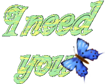 I Need You Butterfly Graphic Image