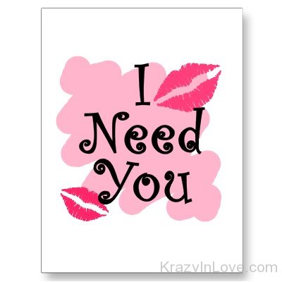 I Need You Image