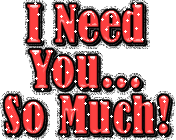 I Need You So Much Glitter Image