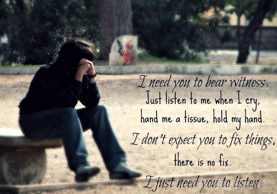 I Need You To Bear Witness