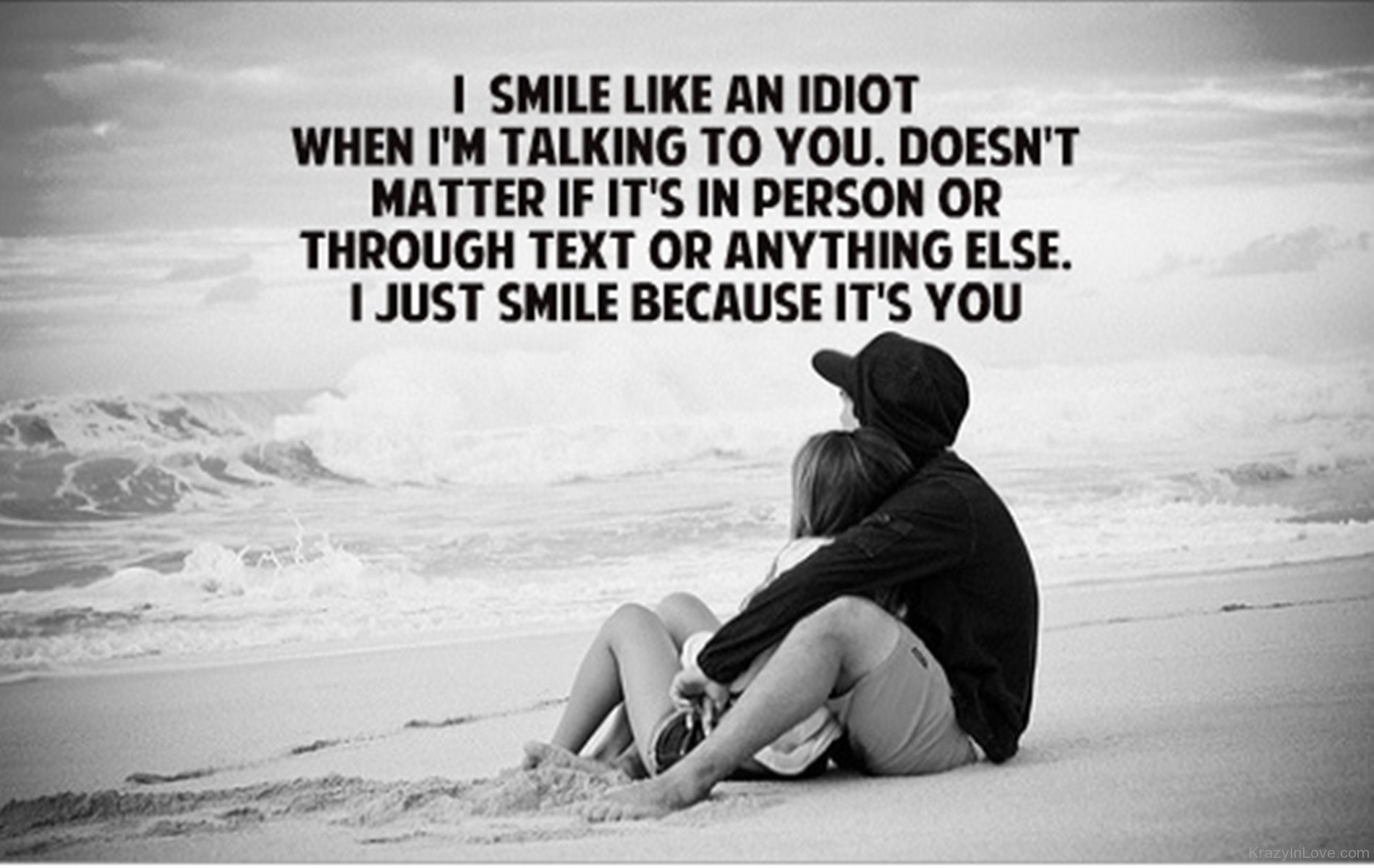 I smile like an idiot 😏♥️ … #smile #querky #love #loveyou #lovequotes  #lovesayings #sayingsandquotes #couples #relationships