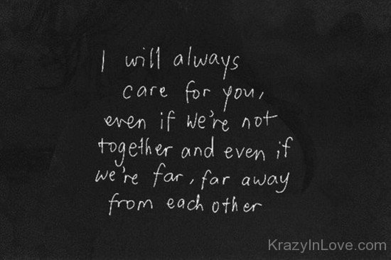 I Will Always Care For You