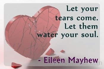 Let Your Tears Come Let Them Water Your Soul