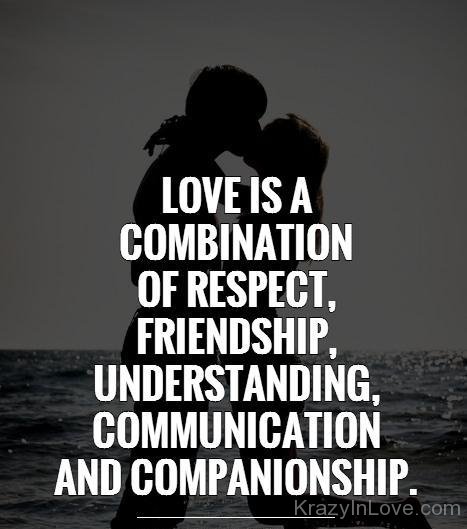 Love Is A Combination Of Respect