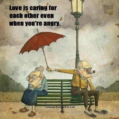 Love Is Caring For Each Other Even When You're Angry