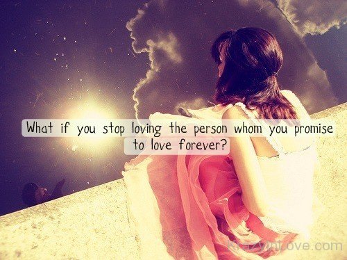 What If You Loving The Person