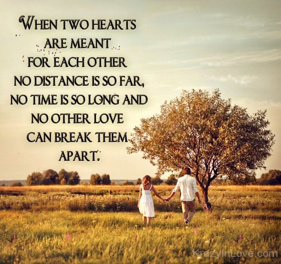 When Two Hearts Are Meant