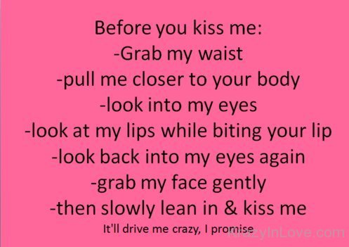 Before You Kiss Me