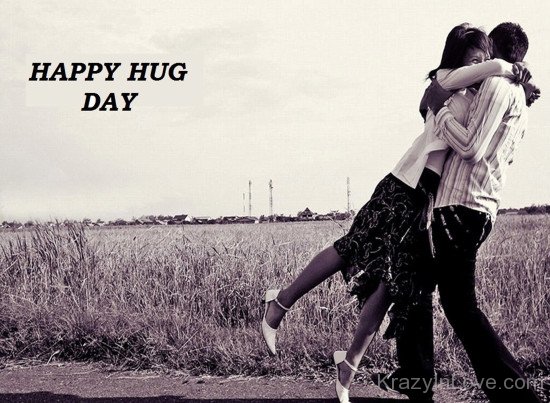 Couple Hug Happy Hug Day