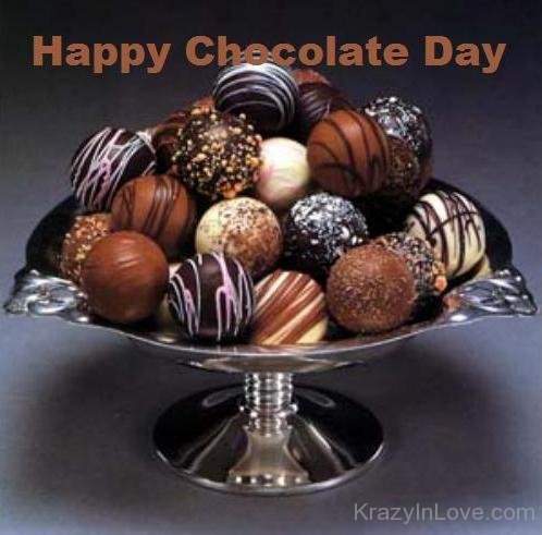 Happy Chocolate Day Choco Balls
