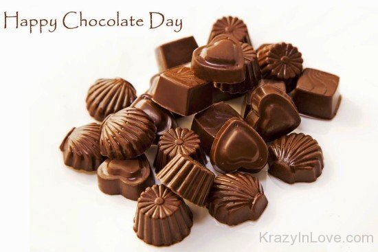 Happy Chocolate Day With Chocolate Chips