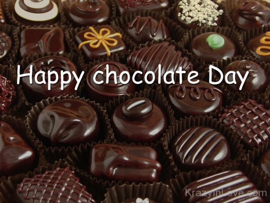 Happy Chocolate Day With Chocolates