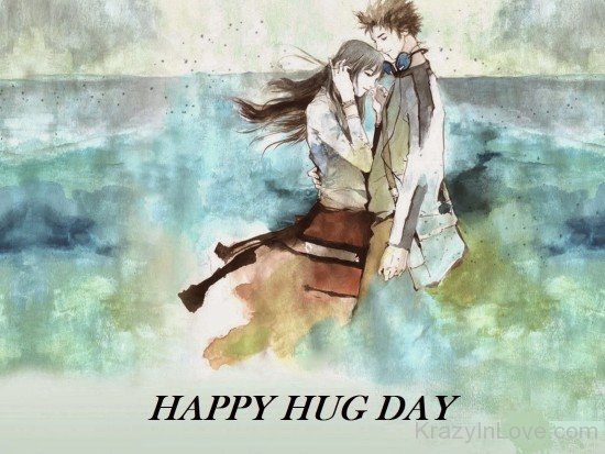 Happy Hug Day Painting