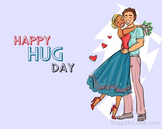 Happy Hug Day Sweet Couple