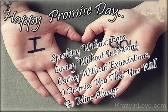 Happy Promise Day - I And U