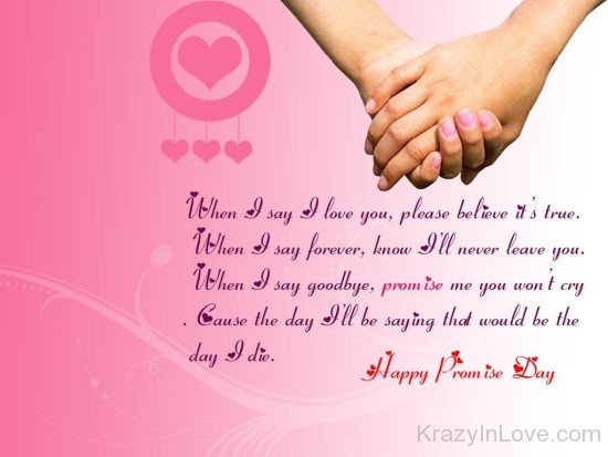 Happy Promise Day Image