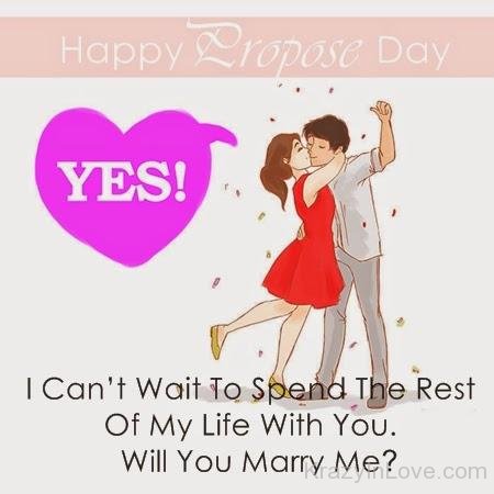 Happy Propose Day Couple Photo