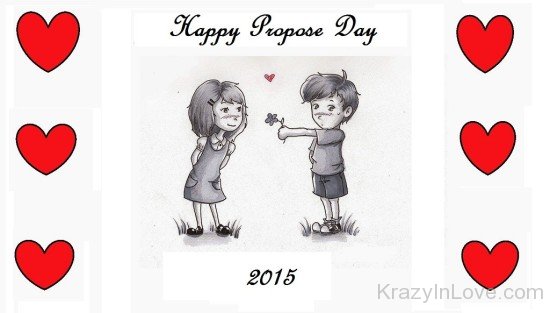 Happy Propose Day Little Couple