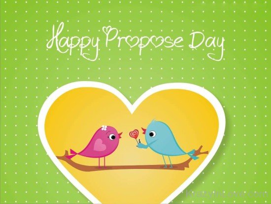Happy Propose Day Love Birds